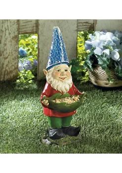 Summerfield Terrace Bird Feeder Solar Light-Up Gnome Bird Feeder -Bella-Vita Shop Belk 1099