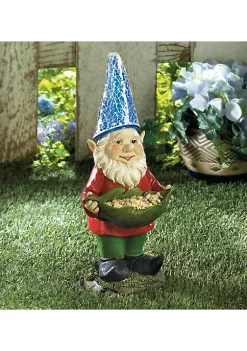 Summerfield Terrace Bird Feeder Solar Light-Up Gnome Bird Feeder -Bella-Vita Shop Belk 1100