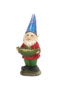 Summerfield Terrace Bird Feeder Solar Light-Up Gnome Bird Feeder -Bella-Vita Shop Belk 1101