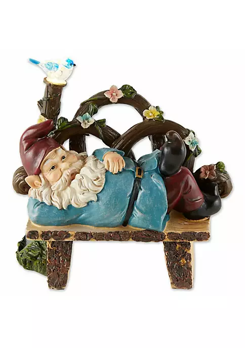Summerfield Terrace Solar Light-Up Afternoon Nap Garden Gnome 4 Summerfield Terrace Solar Light-Up Afternoon Nap Garden Gnome - Image 2