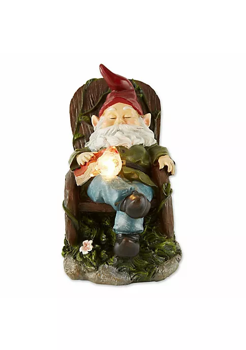 Summerfield Terrace Solar Red Bird Rocking Chair Gnome 6 Summerfield Terrace Solar Red Bird Rocking Chair Gnome - Image 4