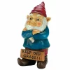 Summerfield Terrace Keep Off Grass Grumpy Gnome -Bella-Vita Shop Belk 1129