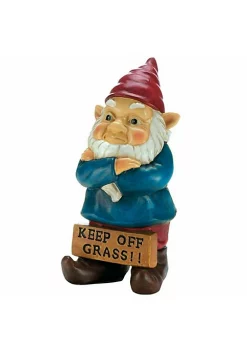 Summerfield Terrace Keep Off Grass Grumpy Gnome -Bella-Vita Shop Belk 1133