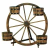 Summerfield Terrace Wagon Wheel Barrel Planter Display -Bella-Vita Shop Belk 1164