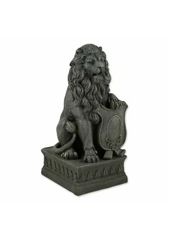 Summerfield Terrace Lion with Shield Garden Statue -Bella-Vita Shop Belk 1176