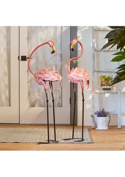 Summerfield Terrace Flirty Flamingo Pair Lawn Decorations -Bella-Vita Shop Belk 1191