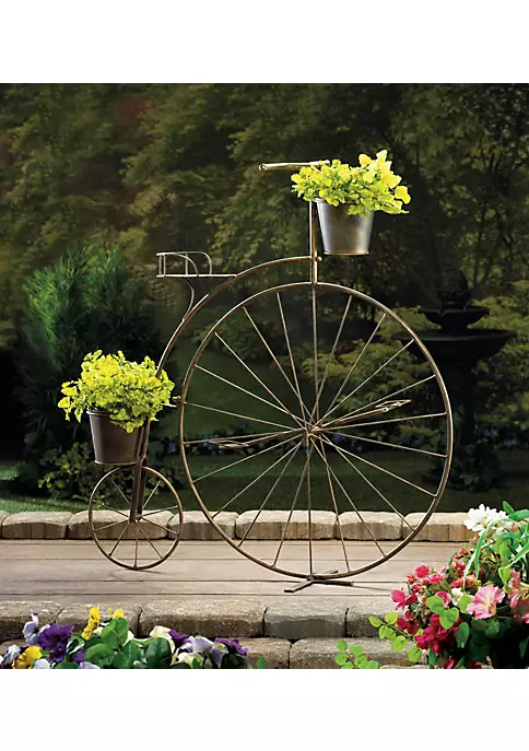 Summerfield Terrace Old-Fashioned Bicycle Plant Stand 4 Summerfield Terrace Old-Fashioned Bicycle Plant Stand - Image 2