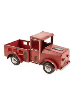 Summerfield Terrace Red Truck Solar Light Planter -Bella-Vita Shop Belk 1218