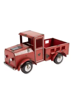 Summerfield Terrace Red Truck Solar Light Planter -Bella-Vita Shop Belk 1219