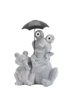 Summerfield Terrace Frogs with Umbrella Solar Garden Light -Bella-Vita Shop Belk 1228