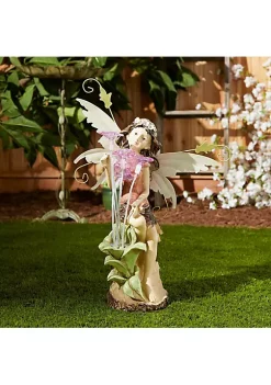 Summerfield Terrace Fairy with Flowers Solar Garden Light -Bella-Vita Shop Belk 1234