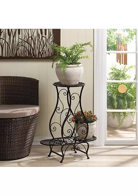 Summerfield Terrace Triple Hourglass Plant Stand 4 Summerfield Terrace Triple Hourglass Plant Stand - Image 2