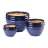 Summerfield Terrace Duo Blue Planters Trio -Bella-Vita Shop Belk 1268
