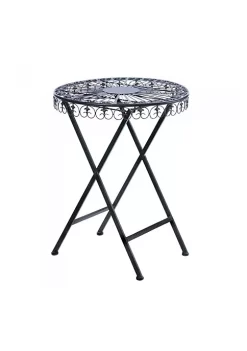 Summerfield Terrace Fleur-De-Lis Patio Table -Bella-Vita Shop Belk 1285