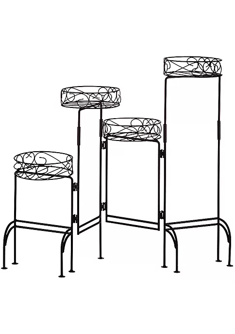 Summerfield Terrace 4-Tier Metal Plant Stand 4 Summerfield Terrace 4-Tier Metal Plant Stand - Image 2