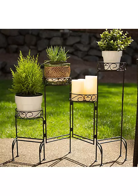 Summerfield Terrace 4-Tier Metal Plant Stand 5 Summerfield Terrace 4-Tier Metal Plant Stand - Image 3