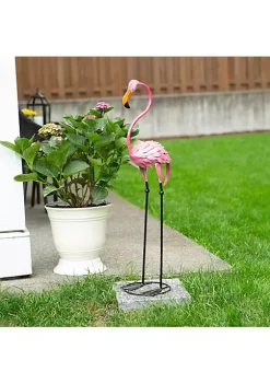Summerfield Terrace Metal 3-Foot Flamingo Yard Art -Bella-Vita Shop Belk 1310