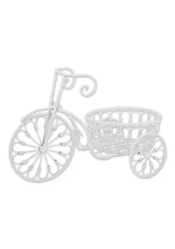 Summerfield Terrace White Bicycle Planter -Bella-Vita Shop Belk 1317