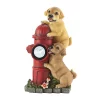 Summerfield Terrace Fire Hydrant and Puppies Solar Garden Light -Bella-Vita Shop Belk 1322
