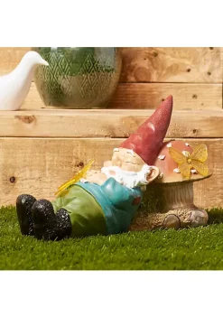 Summerfield Terrace Sleepy Gnome Solar Garden Light -Bella-Vita Shop Belk 1348