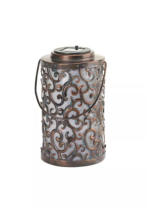 Summerfield Terrace Iron Swirls Solar Garden Lantern 4 Summerfield Terrace Iron Swirls Solar Garden Lantern - Image 2
