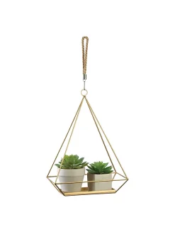 Summerfield Terrace Hanging Plant Holder Rectangle Base -Bella-Vita Shop Belk 1377