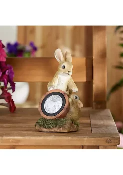 Summerfield Terrace Mom and Baby Bunny Solar Garden Light -Bella-Vita Shop Belk 1387