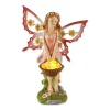 Summerfield Terrace Pink Fairy Solar Garden Statue -Bella-Vita Shop Belk 1397