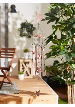 Summerfield Terrace Fluttering Hummingbirds Metal Wind Chimes -Bella-Vita Shop Belk 1415