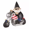 Summerfield Terrace Biker Gnome Solar Garden Statue 2 Summerfield Terrace Biker Gnome Solar Garden Statue -Bella-Vita Shop Belk 1417
