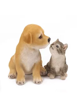 Summerfield Terrace Best Buddies Puppy and Kitten Garden Figurine -Bella-Vita Shop Belk 1429