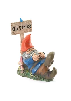 Summerfield Terrace Sleeping Gnome On Strike Garden Decor or Figurine -Bella-Vita Shop Belk 1434