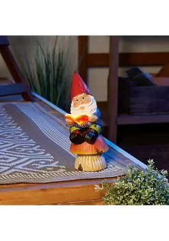 Summerfield Terrace Bookworm Gnome Solar Statue -Bella-Vita Shop Belk 1447