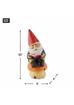 Summerfield Terrace Bookworm Gnome Solar Statue -Bella-Vita Shop Belk 1449