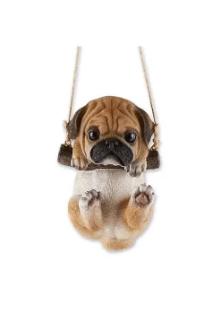Summerfield Terrace Swinging Pug Puppy Decor -Bella-Vita Shop Belk 1464