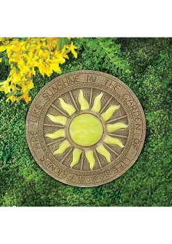 Summerfield Terrace Bursting Sun Glowing Stepping Stone -Bella-Vita Shop Belk 1467