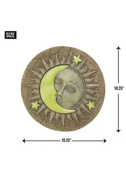 Summerfield Terrace Glow-in-the-Dark Sun and Moon Stepping Stone -Bella-Vita Shop Belk 1475