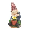 Summerfield Terrace Gardening Gnome with Flower Solar Garden Statue -Bella-Vita Shop Belk 1477