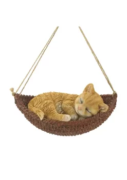 Summerfield Terrace Napping Kitten on Hammock Hanging Figurine 7 Summerfield Terrace Napping Kitten on Hammock Hanging Figurine -Bella-Vita Shop Belk 1494