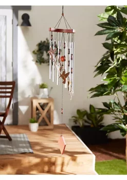 Summerfield Terrace Hummingbird Flutter Windchime -Bella-Vita Shop Belk 1518