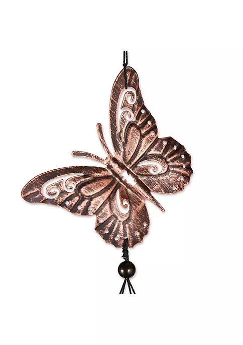 Summerfield Terrace Butterfly and Heart Wind Chimes - 31.5 inches 5 Summerfield Terrace Butterfly and Heart Wind Chimes - 31.5 inches - Image 4
