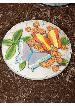 Summerfield Terrace Colorful Cement Butterfly Stepping Stone -Bella-Vita Shop Belk 1561