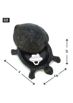 Summerfield Terrace Cast Iron Turtle Key Hider -Bella-Vita Shop Belk 1570
