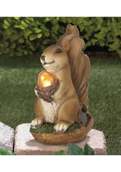 Summerfield Terrace Squirrel Solar Garden Statue -Bella-Vita Shop Belk 951