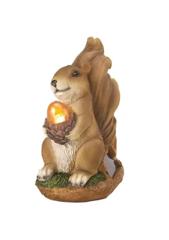 Summerfield Terrace Squirrel Solar Garden Statue -Bella-Vita Shop Belk 952