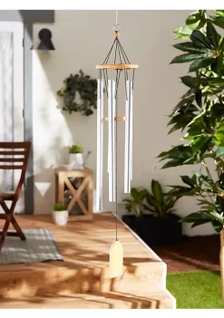 Summerfield Terrace Natural Pine Wind Chimes -Bella-Vita Shop Belk 985