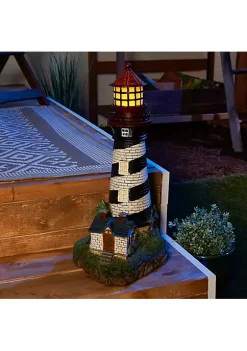 Summerfield Terrace Solar Lighthouse Garden Light -Bella-Vita Shop Belk 999